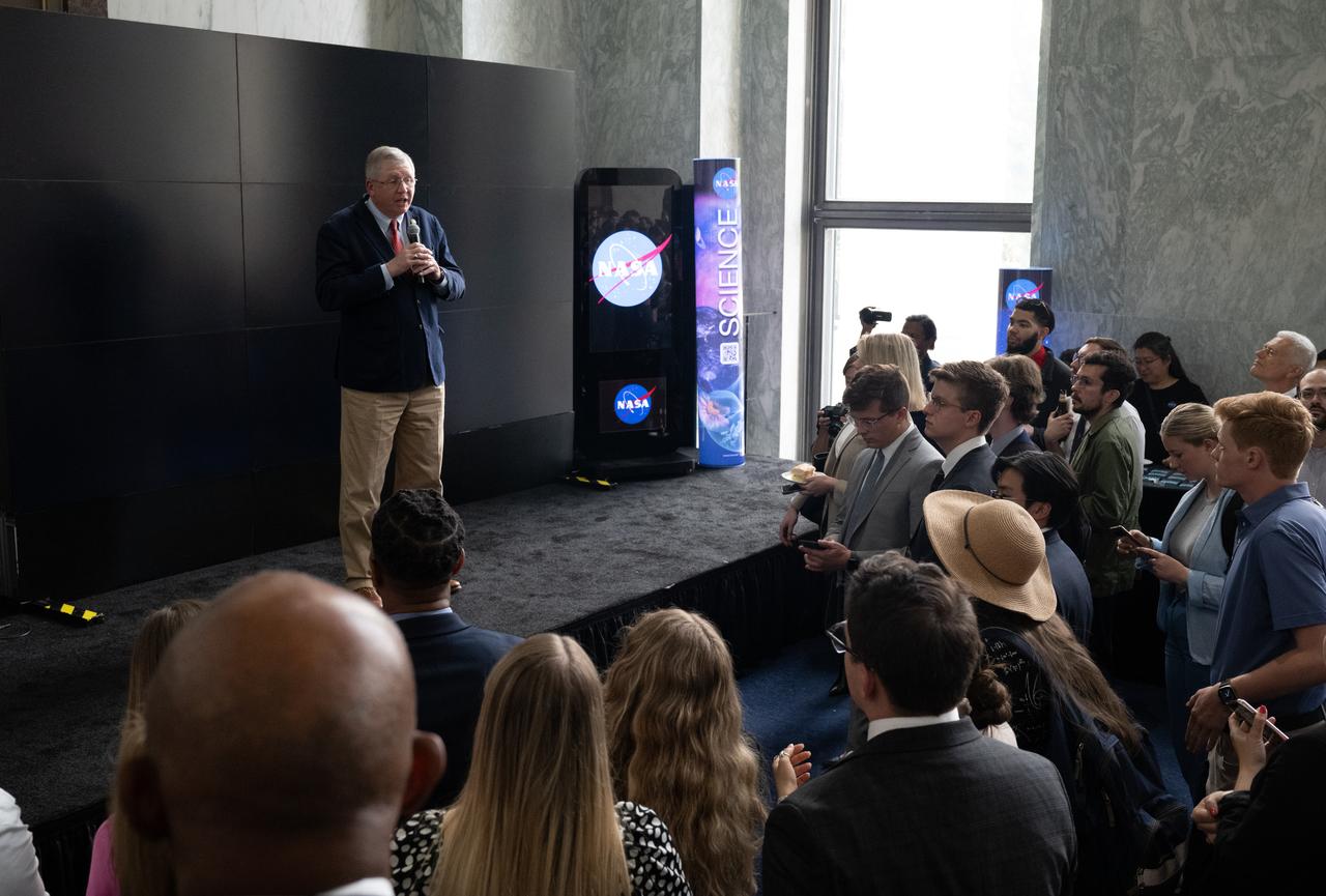 Rep. Frank Lucas, R-Okla., speaks during NASA’s Science Day on the Hill event, Wednesday, June 7, 2023, at the Rayburn House Office Building in Washington.  Photo Credit: (NASA/Joel Kowsky)