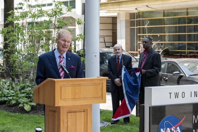 NASA HQ Juneteenth Flag Raising Ceremony