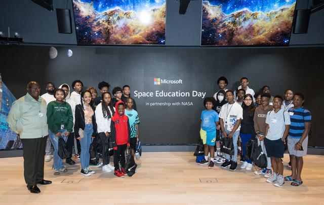 NASA image: Microsoft and NASA Space Education Day