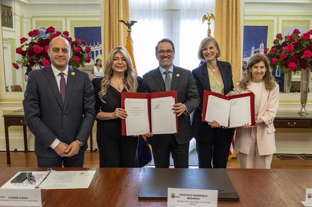 NASA image: Ecuador Artemis Accords Signing
