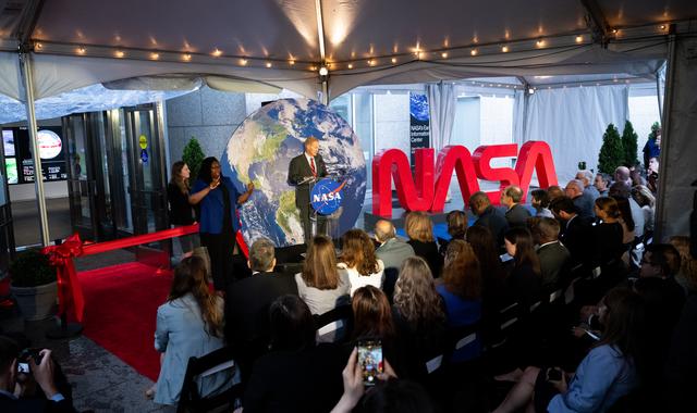 NASA image: NASA’s Earth Information Center Ribbon Cutting