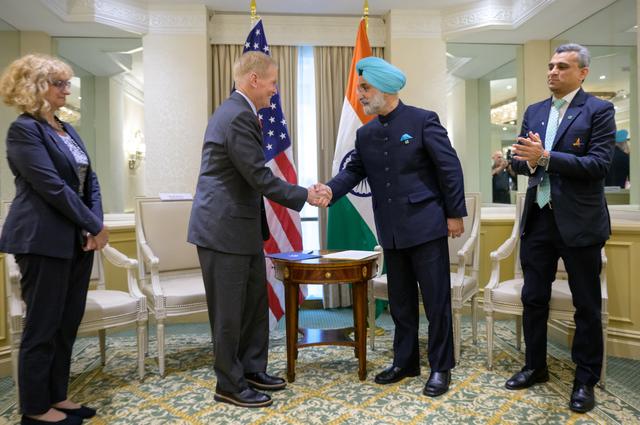 NASA image: India Artemis Accords Signing