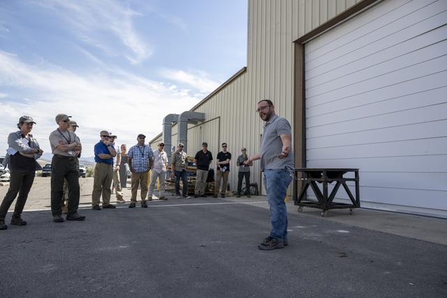 NASA image: OSIRIS-REx Sample Return Training