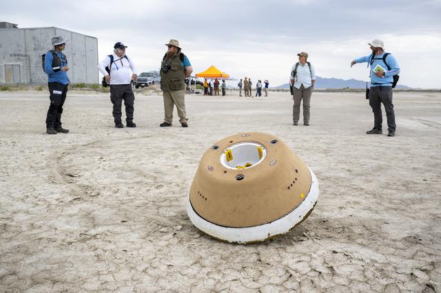 NASA image: OSIRIS-REx Sample Return Training