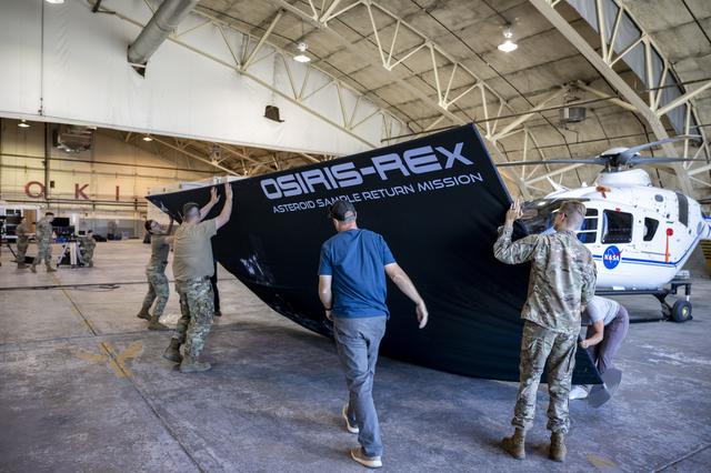 NASA image: OSIRIS-REx Sample Return Training