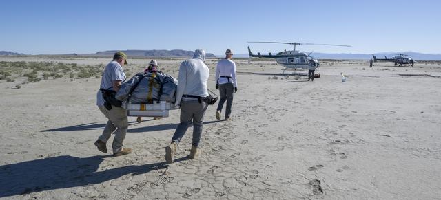 NASA image: OSIRIS-REx Sample Return Training
