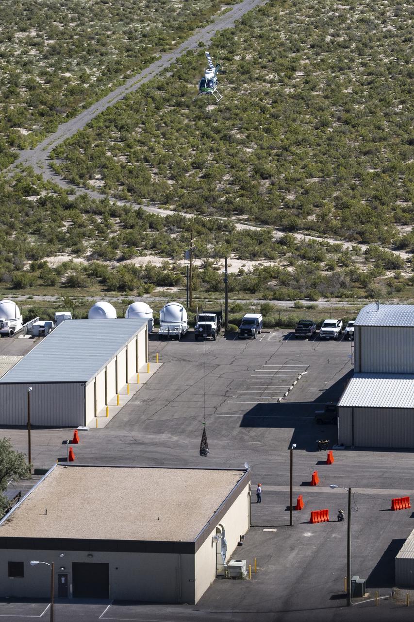 Recovery teams participate in field rehearsals in preparation for the retrieval of the sample return capsule from NASA's OSIRIS-REx mission, Tuesday, Aug. 29, 2023, at the Department of Defense's Utah Test and Training Range. The sample was collected from the asteroid Bennu in October 2020 by NASA’s OSIRIS-REx spacecraft and will return to Earth on September 24th, landing under parachute at the Utah Test and Training Range. Photo Credit: (NASA/Keegan Barber)