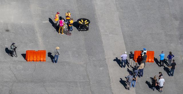 NASA image: OSIRIS-REx Sample Return Training