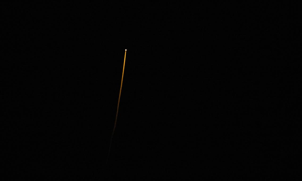 The SpaceX Crew Dragon Endeavour spacecraft is seen as it lands with NASA astronauts Stephen Bowen and Warren "Woody" Hoburg, UAE (United Arab Emirates) astronaut Sultan Alneyadi, and Roscosmos cosmonaut Andrey Fedyaev aboard in the Atlantic Ocean off the coast of Jacksonville, Florida, Monday, Sept. 4, 2023. Bowen, Hoburg, Alneyadi, and Fedyaev are returning after nearly six-months in space as part of Expedition 69 aboard the International Space Station. Photo Credit: (NASA/Joel Kowsky)