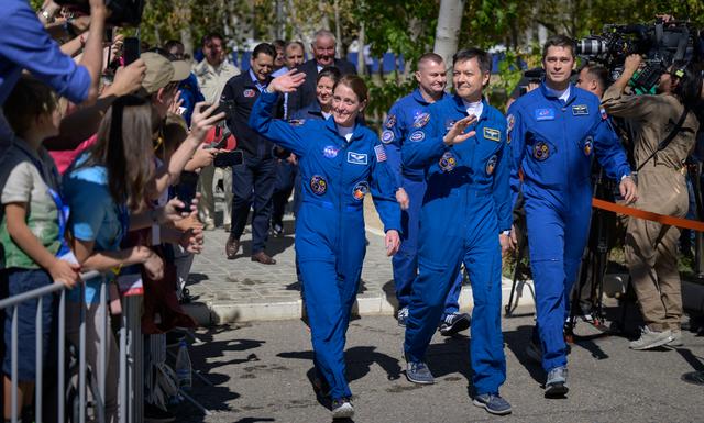 NASA image: Expedition 70 Cosmonaut Hotel Departure