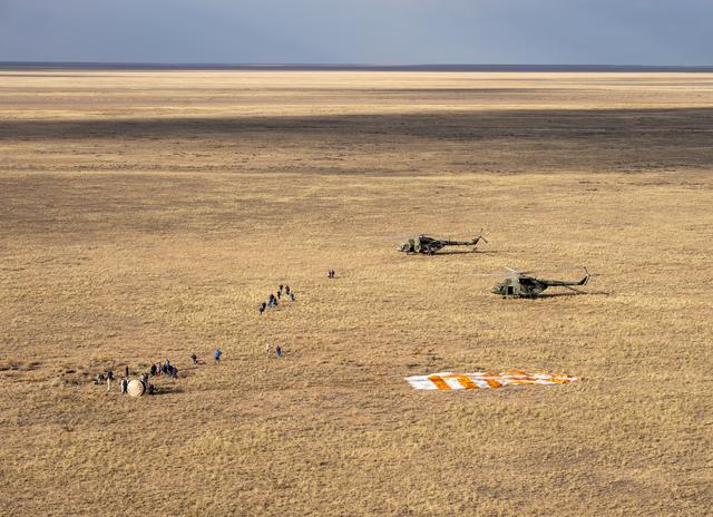 NASA image: Expedition 69 Soyuz Landing