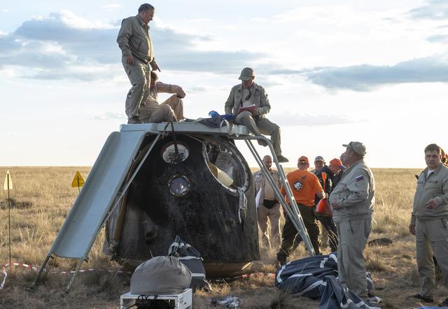 NASA image: Expedition 69 Soyuz Landing