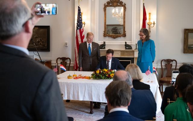 Netherlands Artemis Accords Signing
