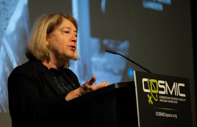 NASA image: Deputy Administrator at COSMIC Workshop