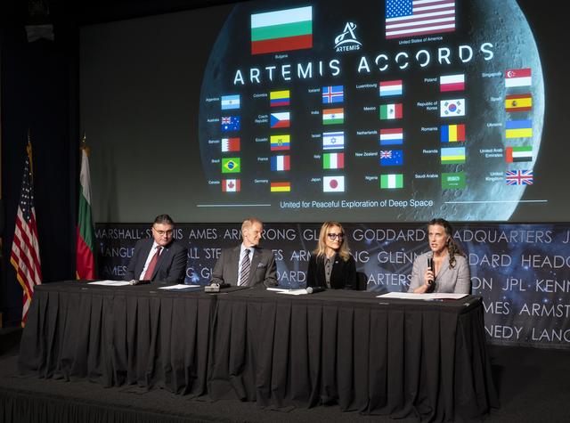 NASA image: Bulgaria Signs Artemis Accords