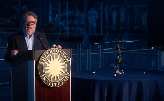 NASA image: Ingenuity Mars Helicopter Prototype Donation to NASM