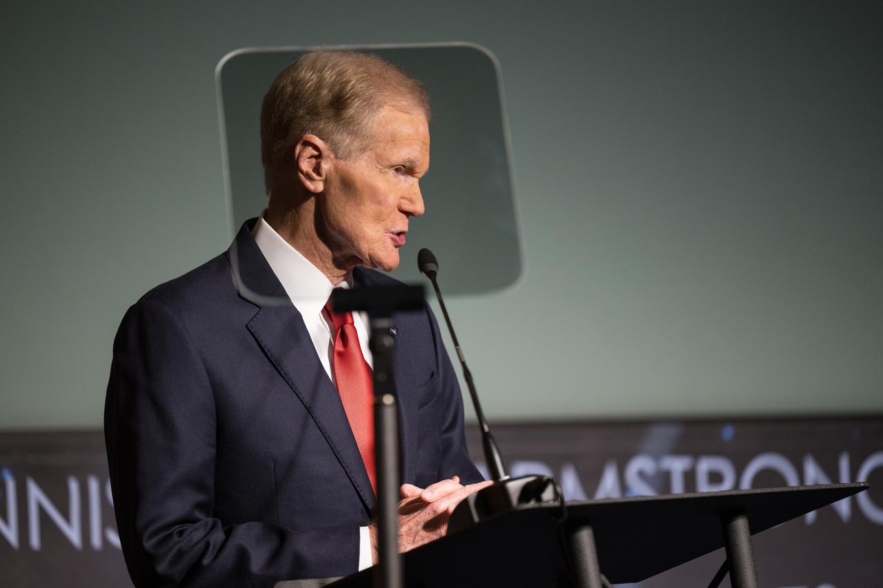 NASA Administrator Bill Nelson speaks during a NASA Safety Town Hall, Tuesday, Jan. 23, 2024 at the Mary W. Jackson NASA Headquarters building in Washington. The Safety Town Hall is held annually near the Day of Remembrance to learn from past errors and pay tribute to those that lost their lives in the quest for space exploration. Photo Credit: (NASA/Aubrey Gemignani)