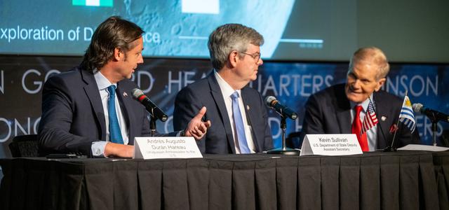 NASA image: Uruguay Signs Artemis Accords