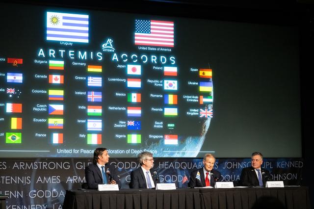 NASA image: Uruguay Signs Artemis Accords