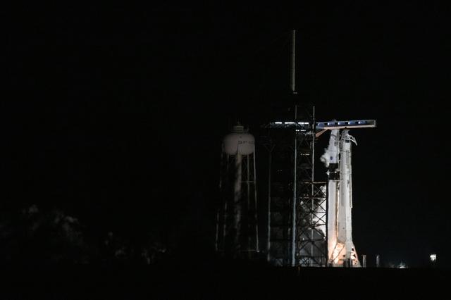 NASA image: NASA’s SpaceX Crew-8 Final Prelaunch Engine Firing Test