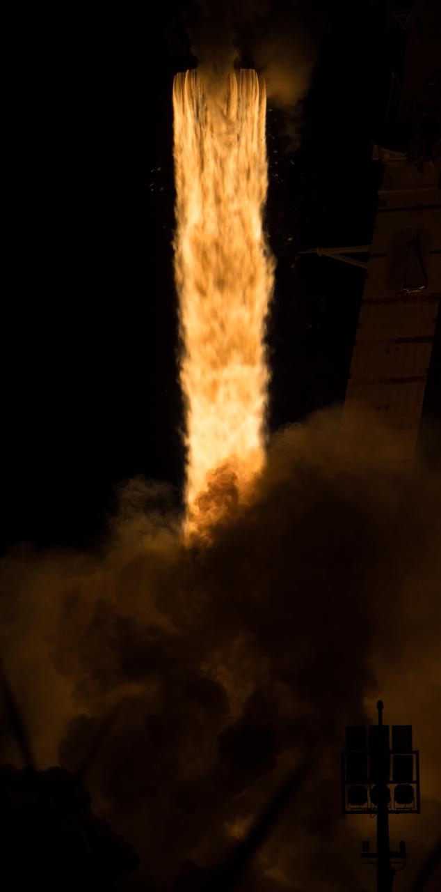 A SpaceX Falcon 9 rocket carrying the company's Dragon spacecraft is launched on NASA’s SpaceX Crew-8 mission to the International Space Station with NASA astronauts Matthew Dominick, Michael Barratt, and Jeanette Epps, and Roscosmos cosmonaut Alexander Grebenkin onboard, Sunday, March 3, 2024, at NASA’s Kennedy Space Center in Florida. NASA’s SpaceX Crew-8 mission is the eighth crew rotation mission of the SpaceX Dragon spacecraft and Falcon 9 rocket to the International Space Station as part of the agency’s Commercial Crew Program. Dominick, Barratt, Epps, and Grebenkin launched at 10:53 p.m. EST from Launch Complex 39A at the Kennedy Space Center to begin a six month mission aboard the orbital outpost. Photo Credit: (NASA/Aubrey Gemignani)