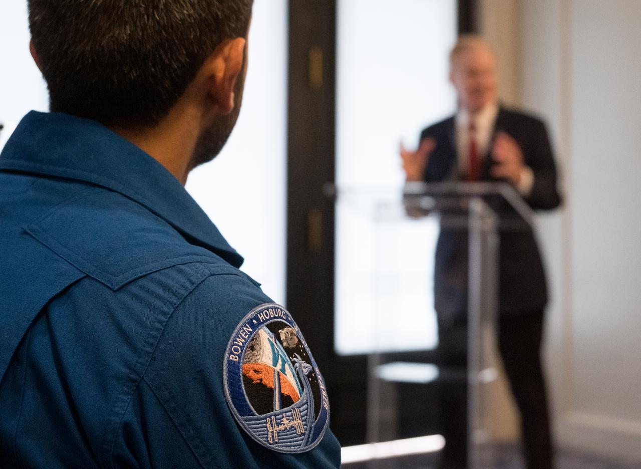 NASA Administrator Bill Nelson gives remarks during an event celebrating UAE-US collaboration in space, Friday, March 8, 2024, at the Four Seasons Hotel in Washington. Photo Credit: (NASA/Bill Ingalls)