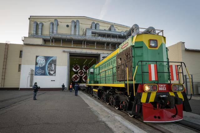 NASA image: Expedition 71 Soyuz Rollout