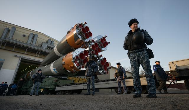 Expedition 71 Soyuz Rollout