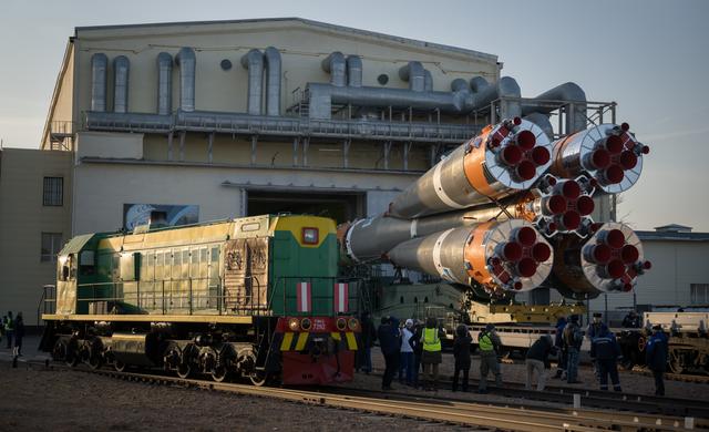 NASA image: Expedition 71 Soyuz Rollout