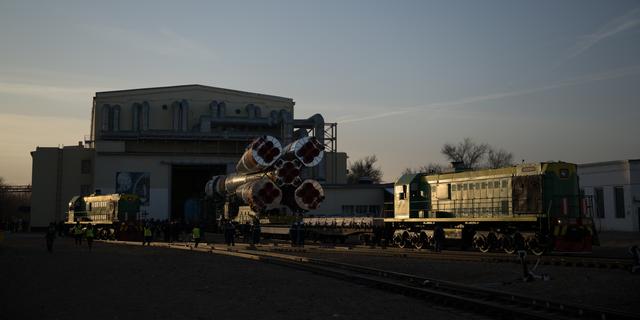 NASA image: Expedition 71 Soyuz Rollout