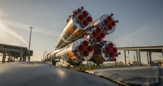 NASA image: Expedition 71 Soyuz Rollout