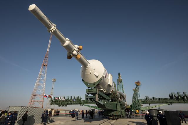 NASA image: Expedition 71 Soyuz Rollout