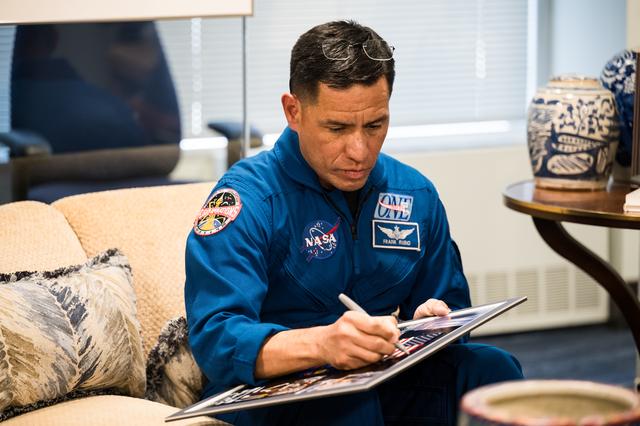 NASA image: NASA Leadership Meets with Crew of Expedition 69