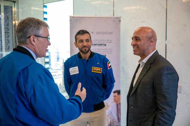 NASA image: Expedition 69 Crew Arrive at UAE Embassy for Iftar Dinner