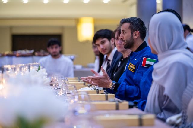 NASA image: Expedition 69 Crew Arrive at UAE Embassy for Iftar Dinner