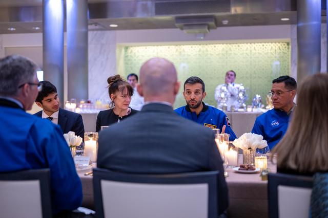 NASA image: Expedition 69 Crew Arrive at UAE Embassy for Iftar Dinner