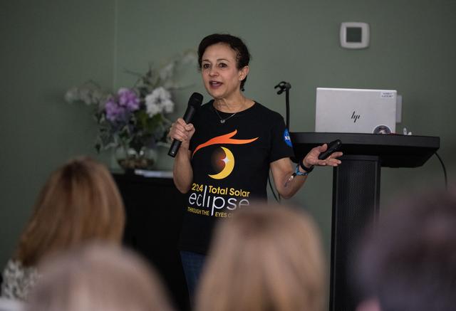 NASA image: NASA Total Solar Eclipse Event at Butt-Holdsworth Memorial Libra