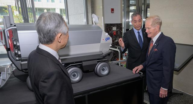NASA image: NASA, Japan Sign Agreement for Artemis Pressurized Rover