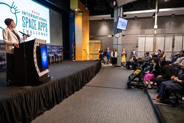 NASA image: NASA Space Apps Challenge Winners Gathering