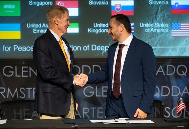 NASA image: Republic of Armenia Artemis Accords Signing