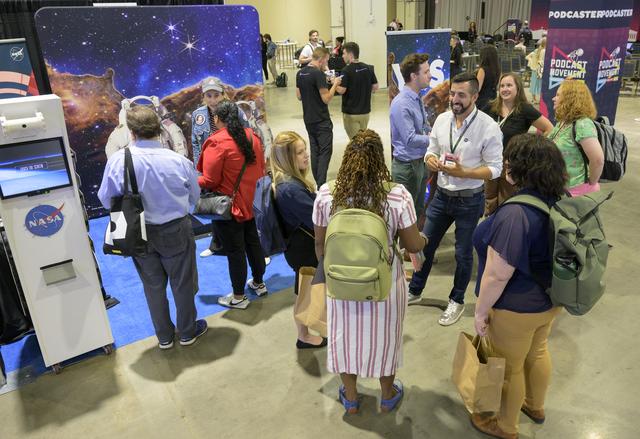 NASA image: NASA Participates in the Podcast Movement 