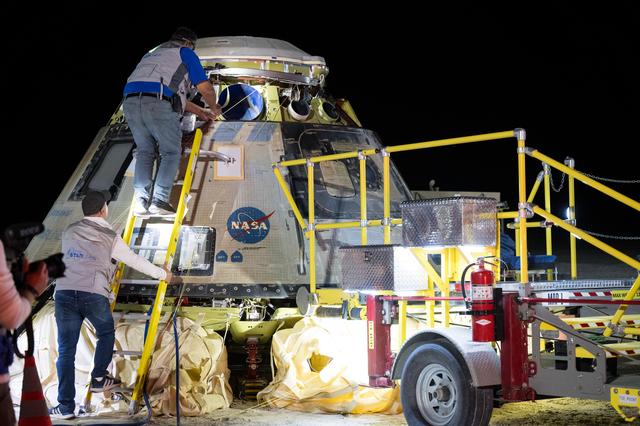 NASA image: NASA’s Boeing Crew Flight Test Landing