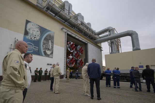 NASA image: Expedition 72 Soyuz Rollout