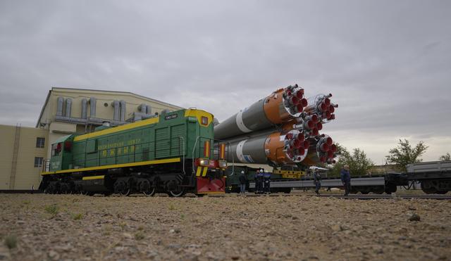 NASA image: Expedition 72 Soyuz Rollout