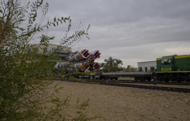 NASA image: Expedition 72 Soyuz Rollout