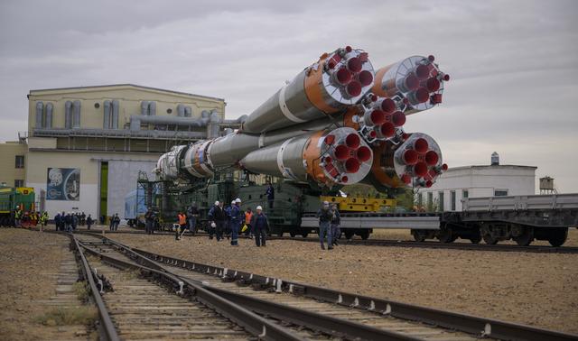 NASA image: Expedition 72 Soyuz Rollout