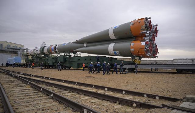 NASA image: Expedition 72 Soyuz Rollout