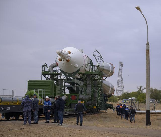NASA image: Expedition 72 Soyuz Rollout