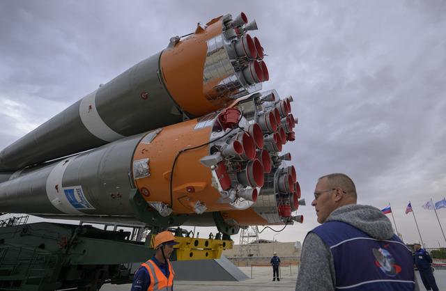 NASA image: Expedition 72 Soyuz Rollout