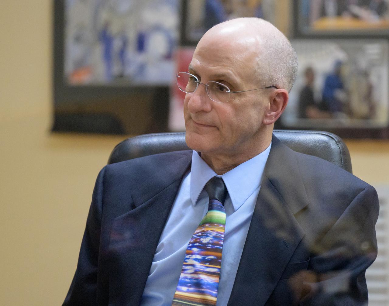 NASA astronaut Don Pettit is seen during the State Commission meeting to approve the Soyuz launch of the Expedition 72 crew to the International Space Station, Tuesday, Sept. 10, 2024 at the Cosmonaut Hotel in Baikonur, Kazakhstan. Expedition 72 crew members: NASA astronaut Don Pettit, Roscosmos cosmonauts Alexey Ovchinin, and Ivan Vagner, are scheduled to launch aboard their Soyuz MS-26 spacecraft on September 11. Photo Credit: (NASA/Bill Ingalls)